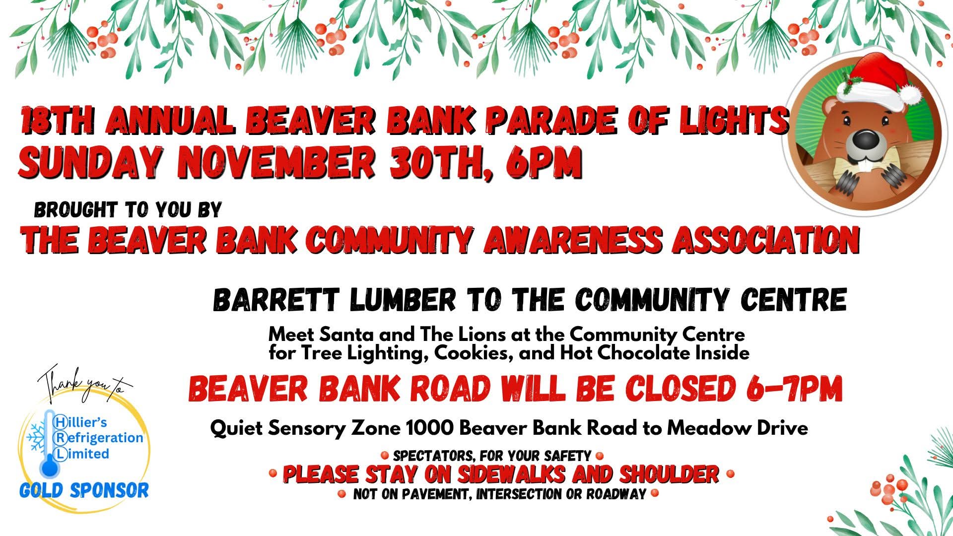 Beaver Bank Parade of Lights