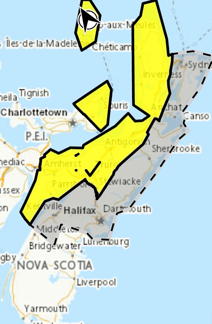 Special weather statement in effect via Environment Canada