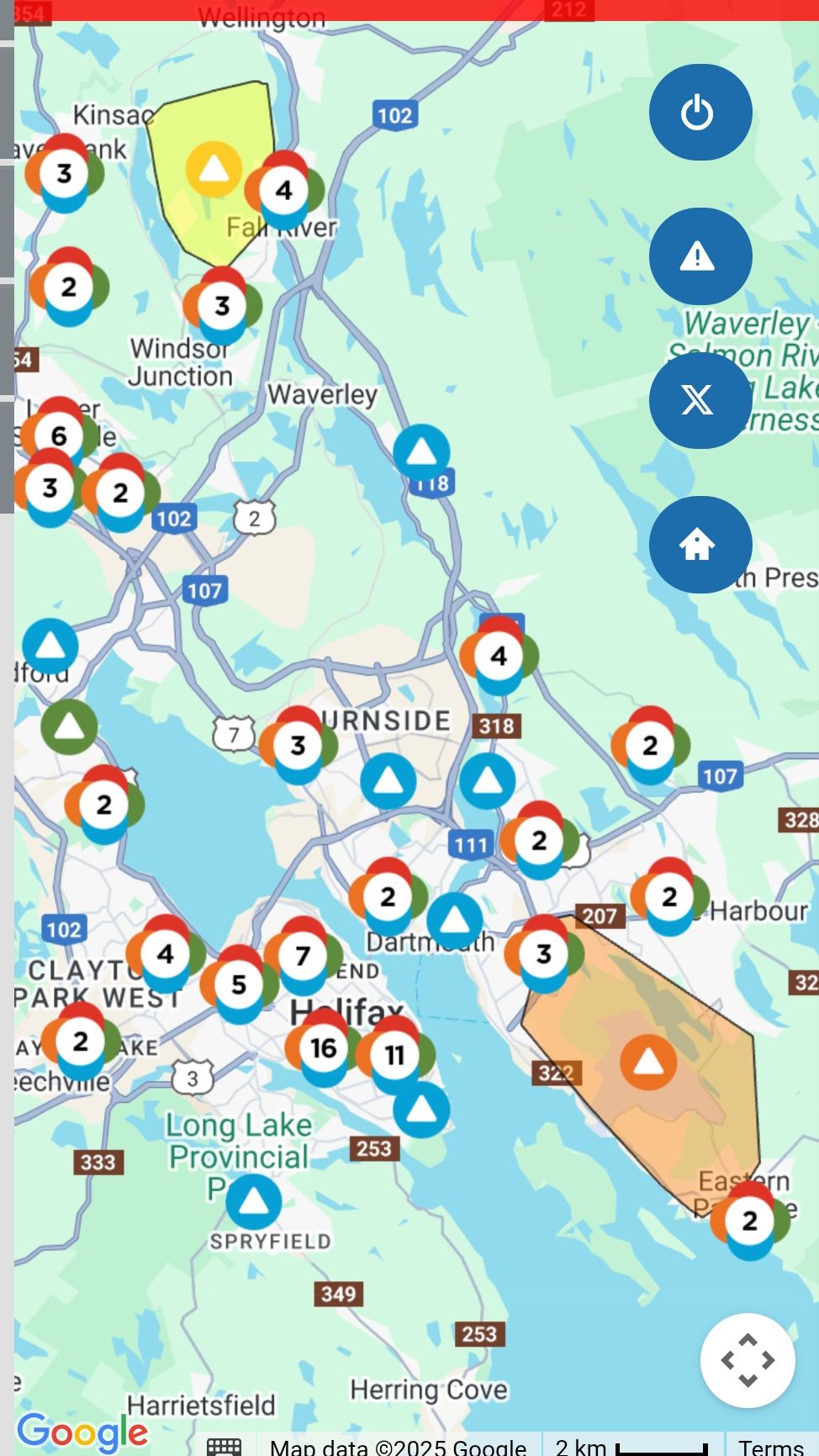 Power outages continue in HRM