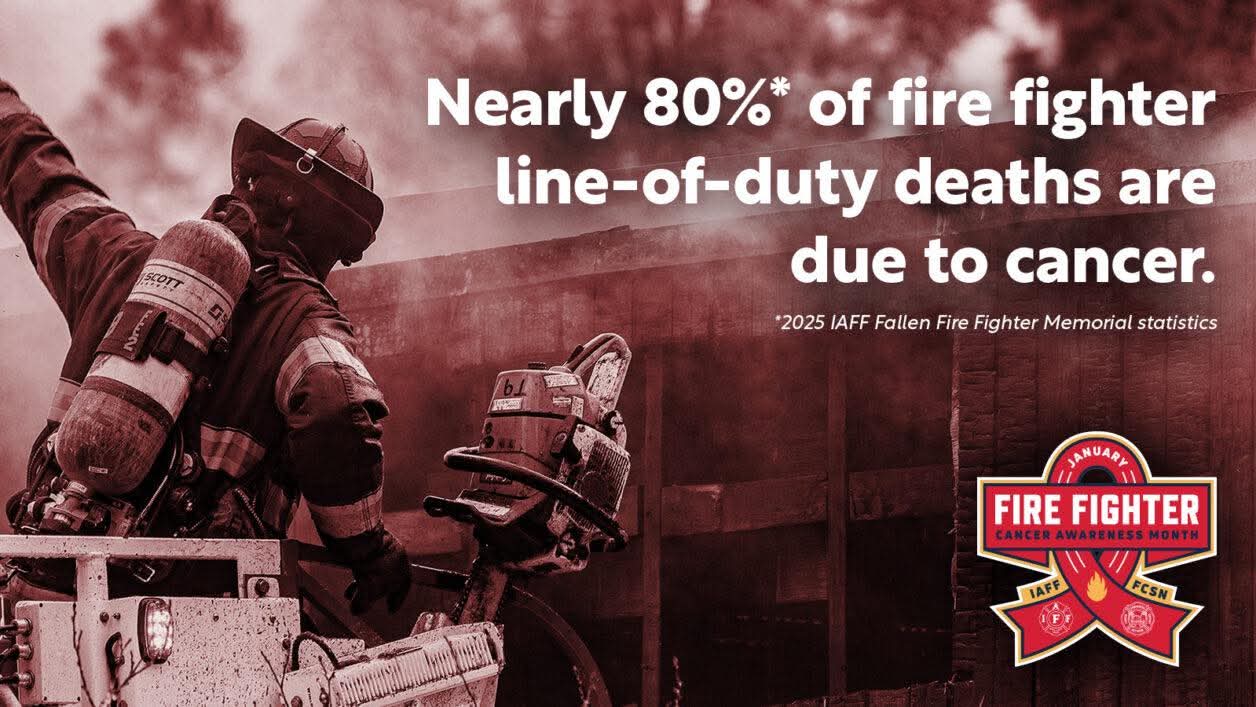 January is Fire Fighter Cancer Awareness Month.