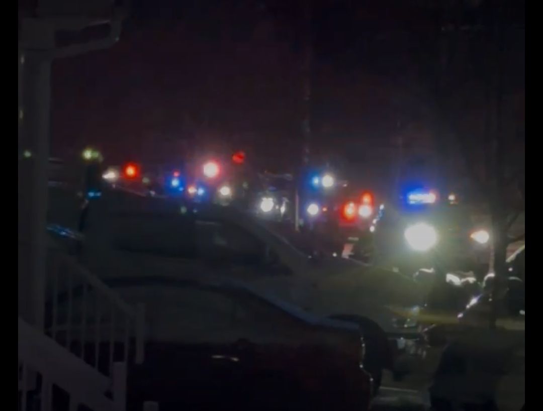 Police presence in Bedford