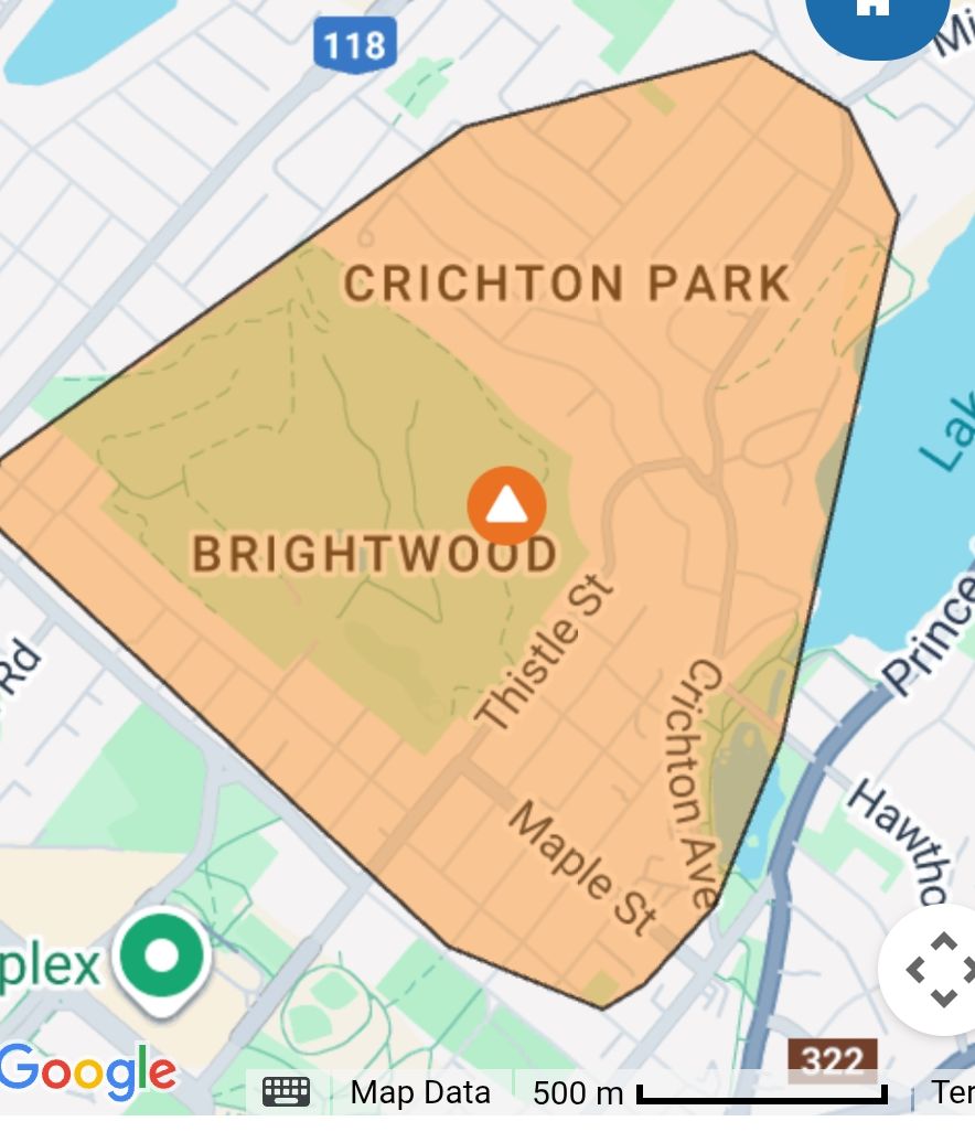Power outage in Dartmouth