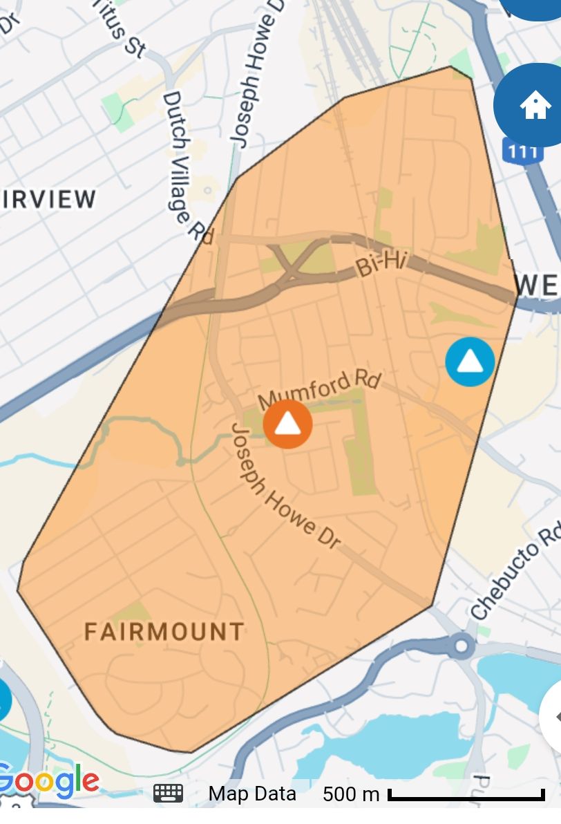 Power outage in Halifax