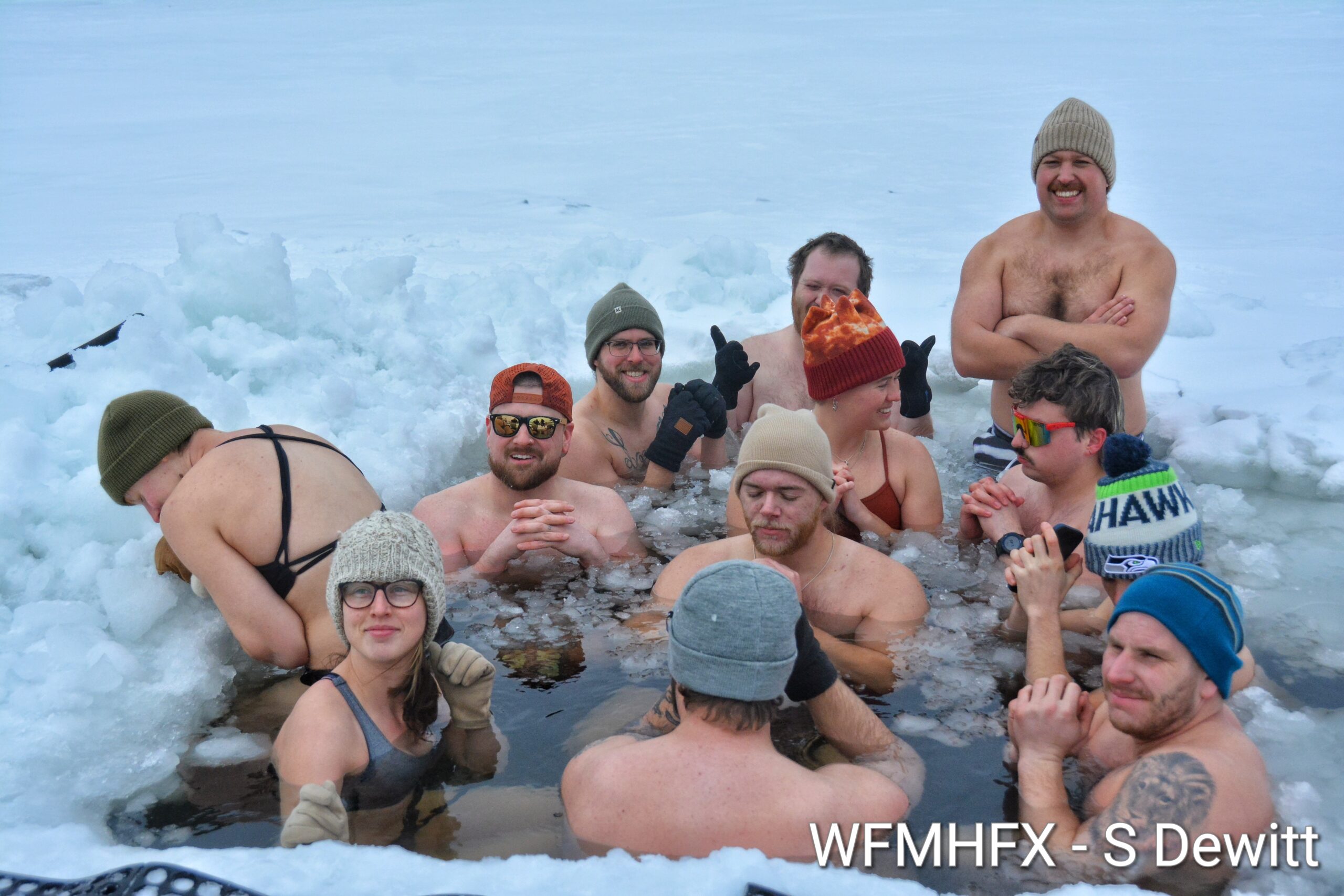 The Darkside Dippers are raising cold cash for a warm reason! 