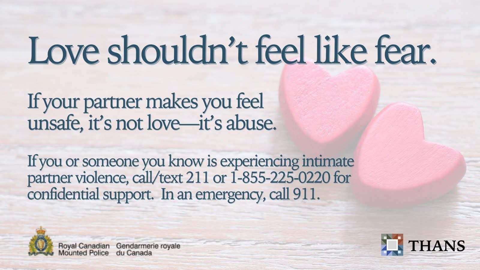 Love shouldn’t feel like fear