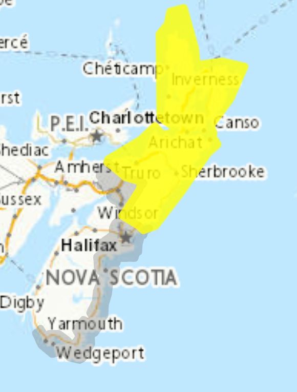 A special weather statement and coastal flooding statement is in effect