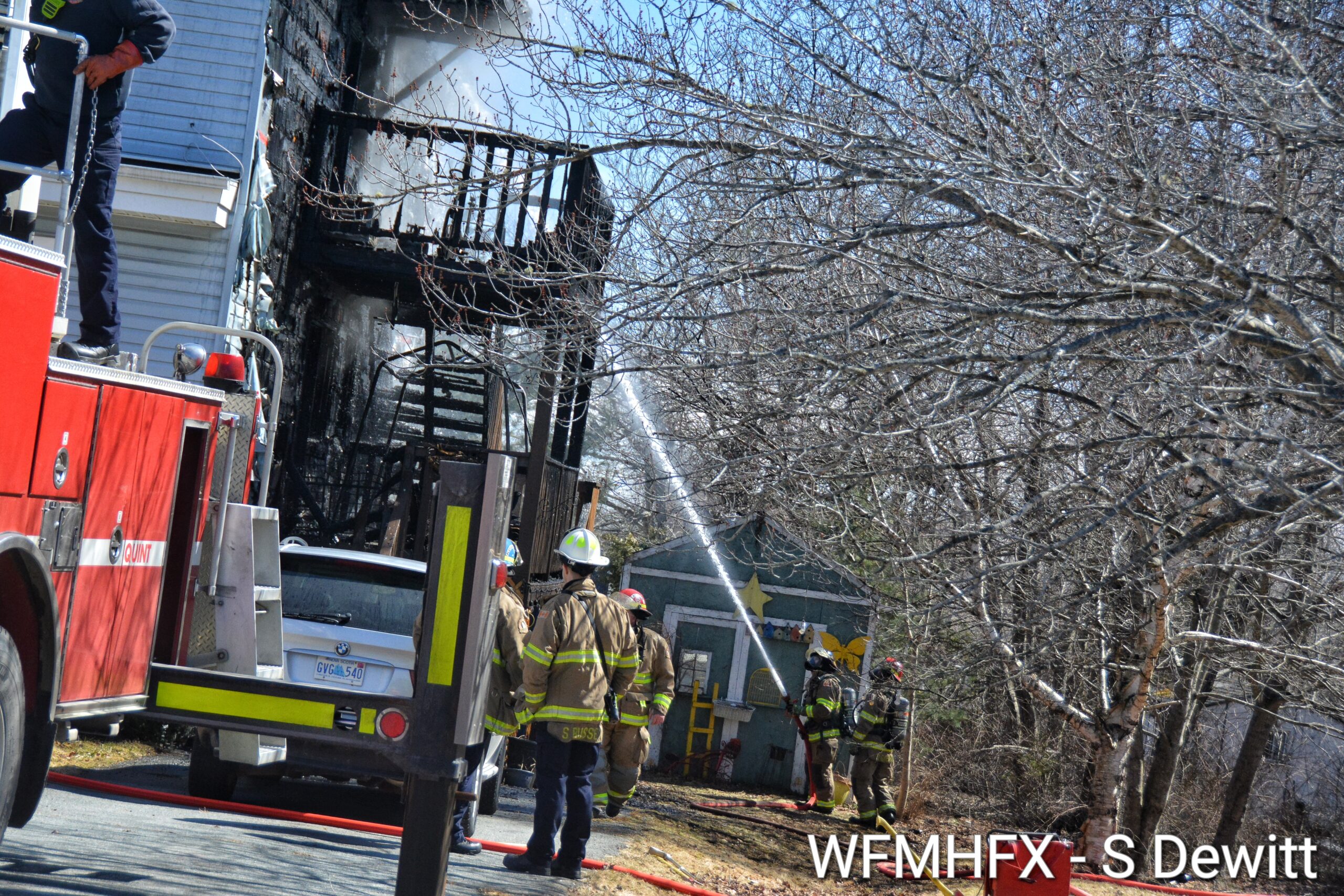 Structure fire in Dartmouth
