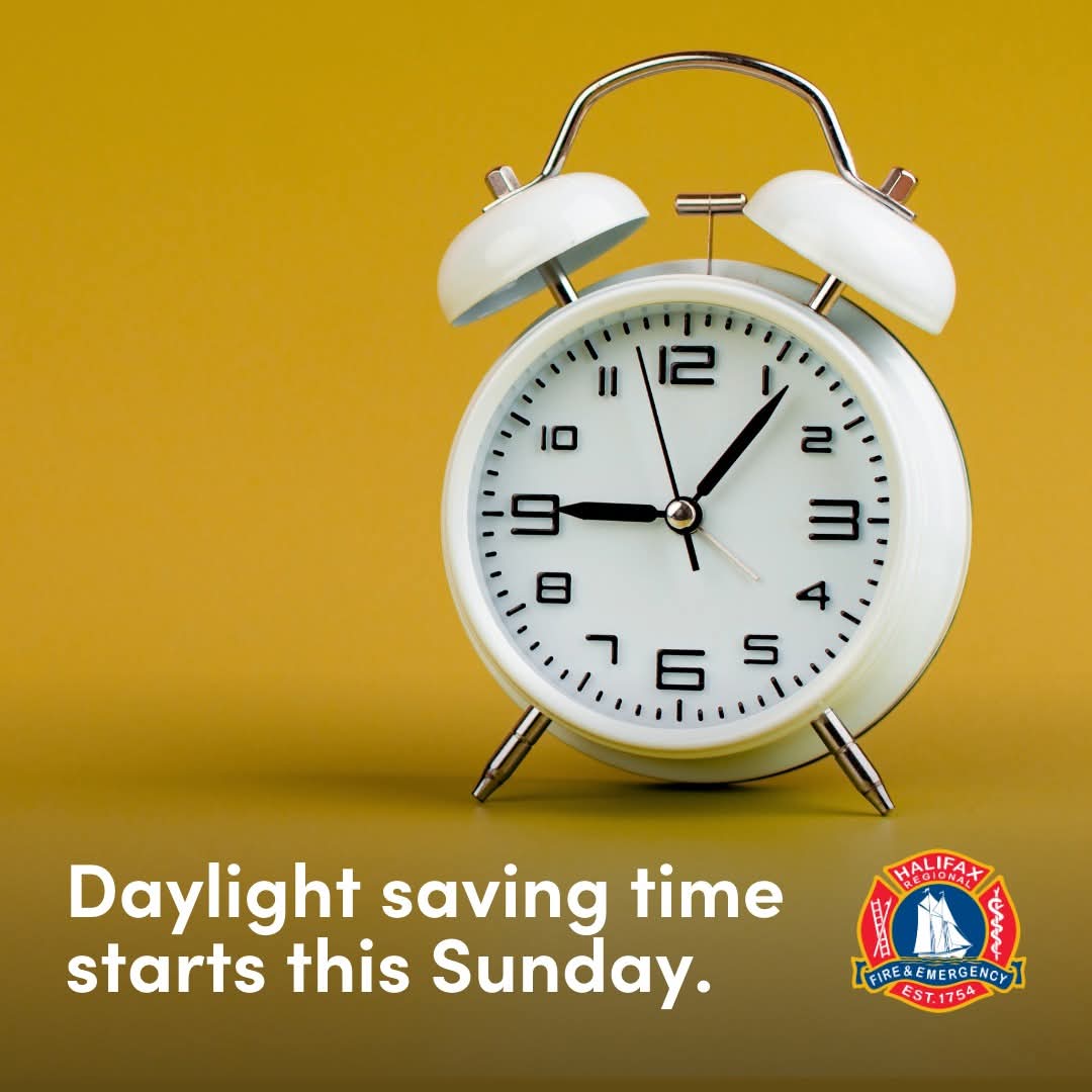 Daylight saving time starts this Sunday, March 8, at 2 a.m.
