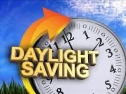Just a reminder that early this morning Sunday March 8th 2026 clocks move forward one hour