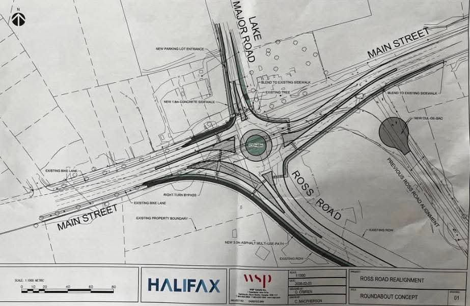Roundabout possible for Ross Rd / Hwy 7