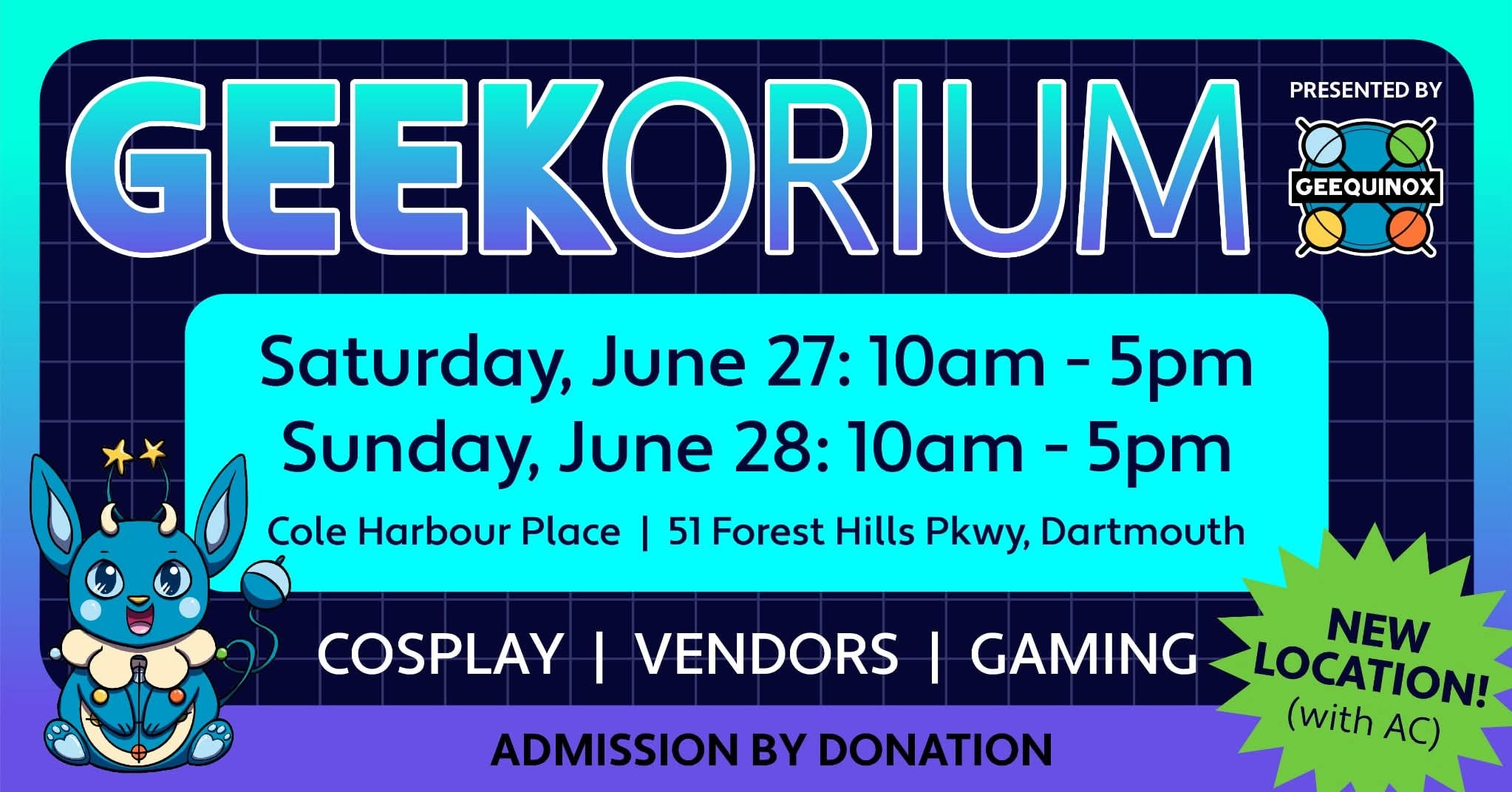 Geekorium 2026 at Cole Harbour Place
