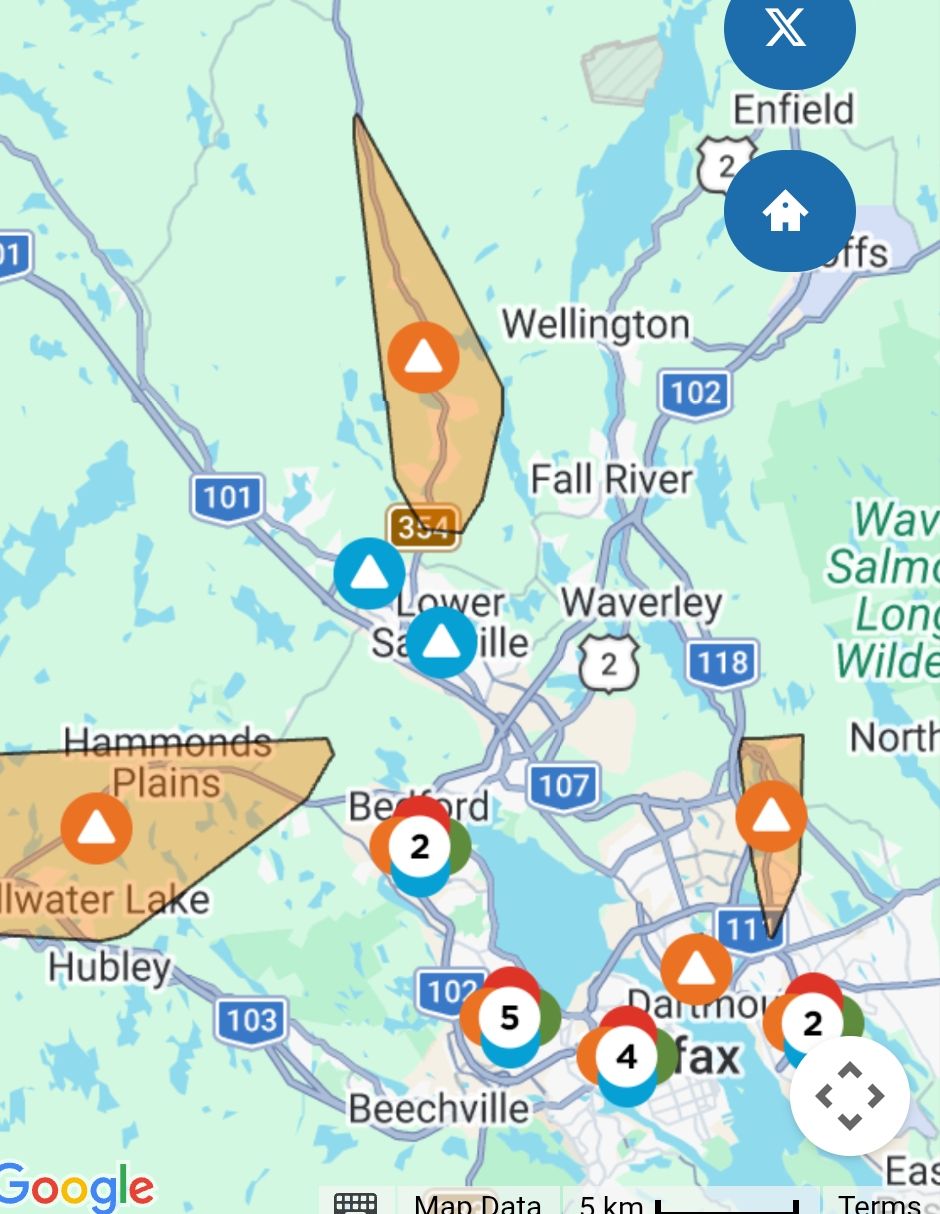 Power outages in HRM