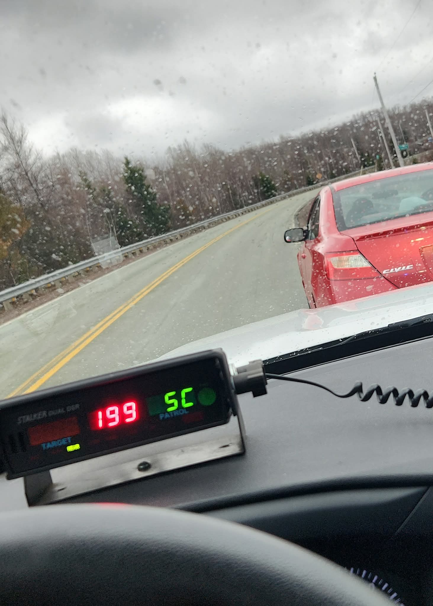 RCMP Traffic Services stop driver travelling 199 km/h