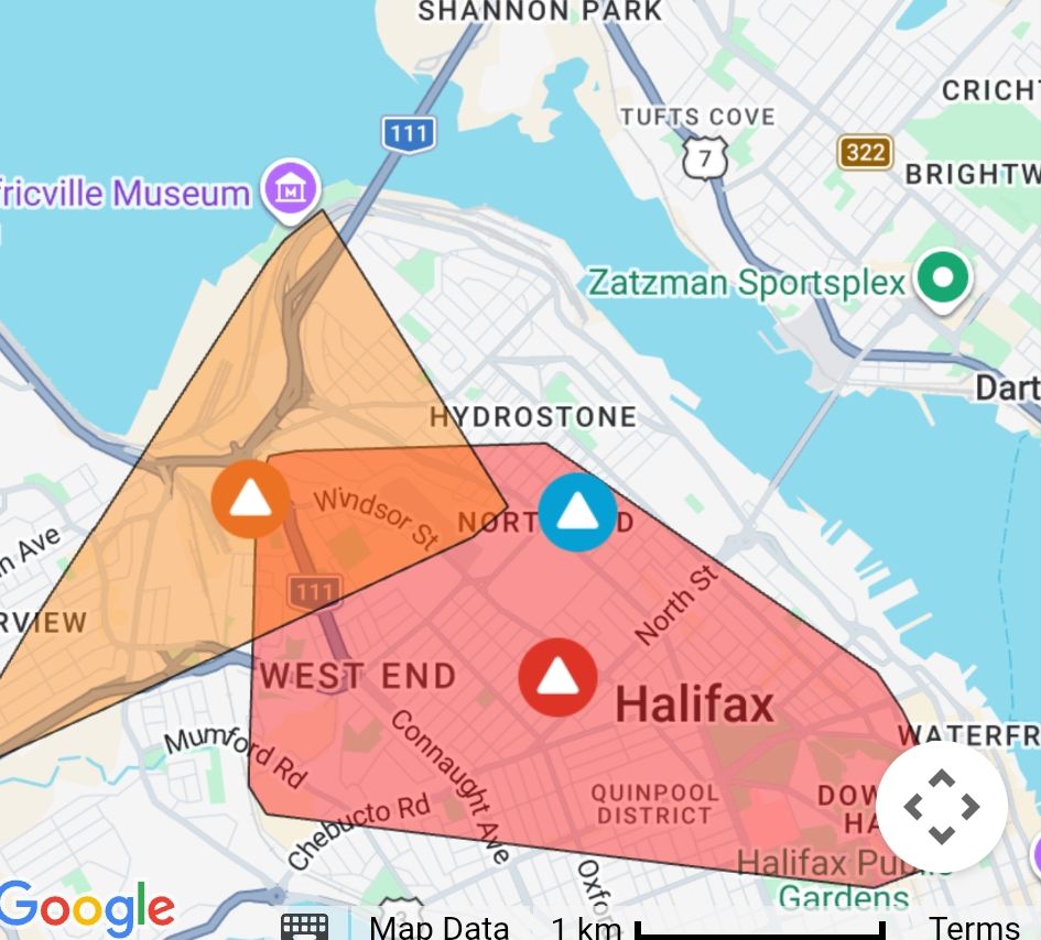Power outage in Halifax