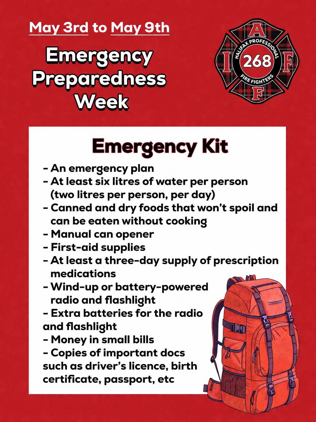 This week is about one thing — being ready before an emergency happens