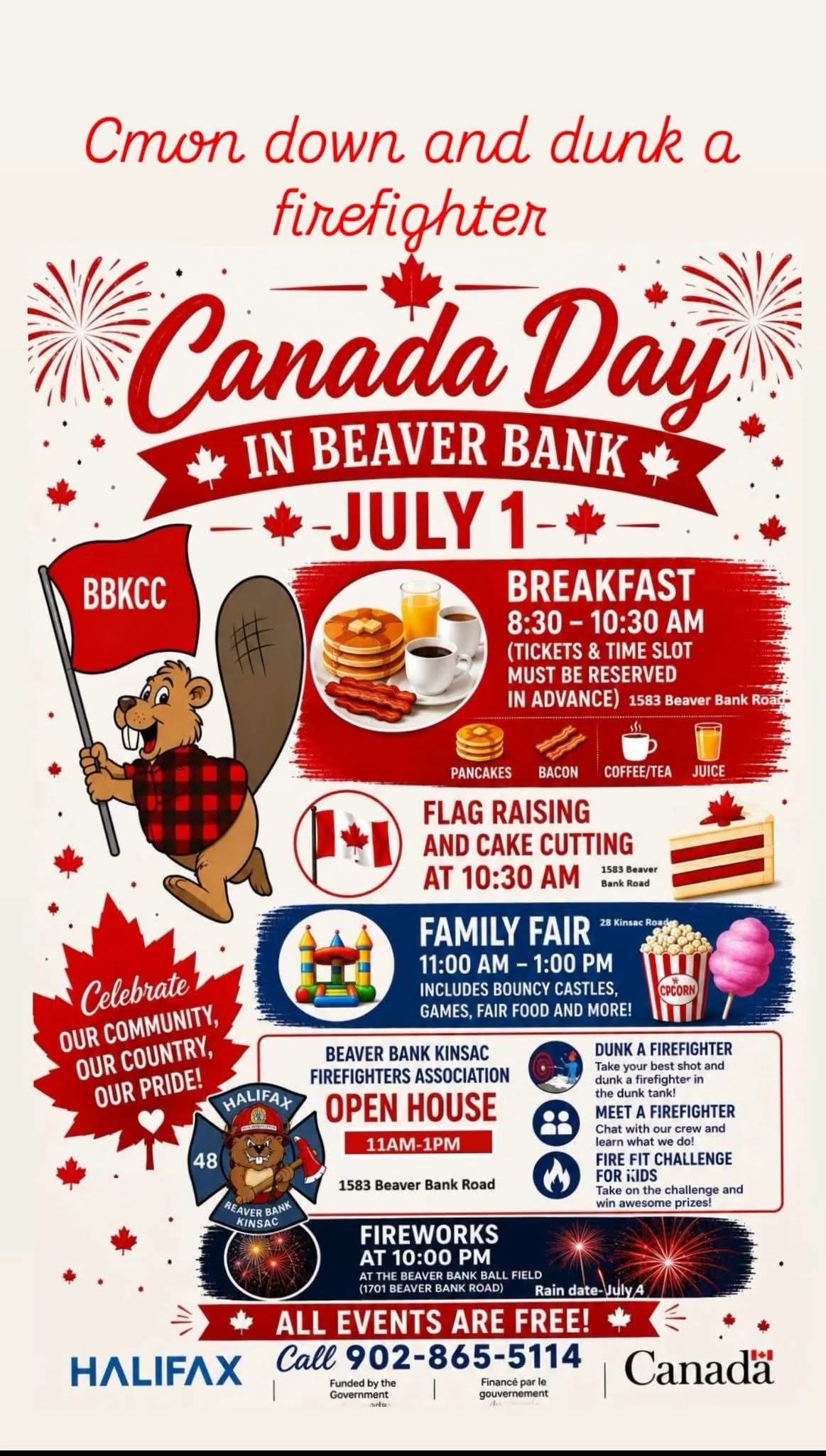 Canada Day in Beaver Bank is sure to be one to remember!