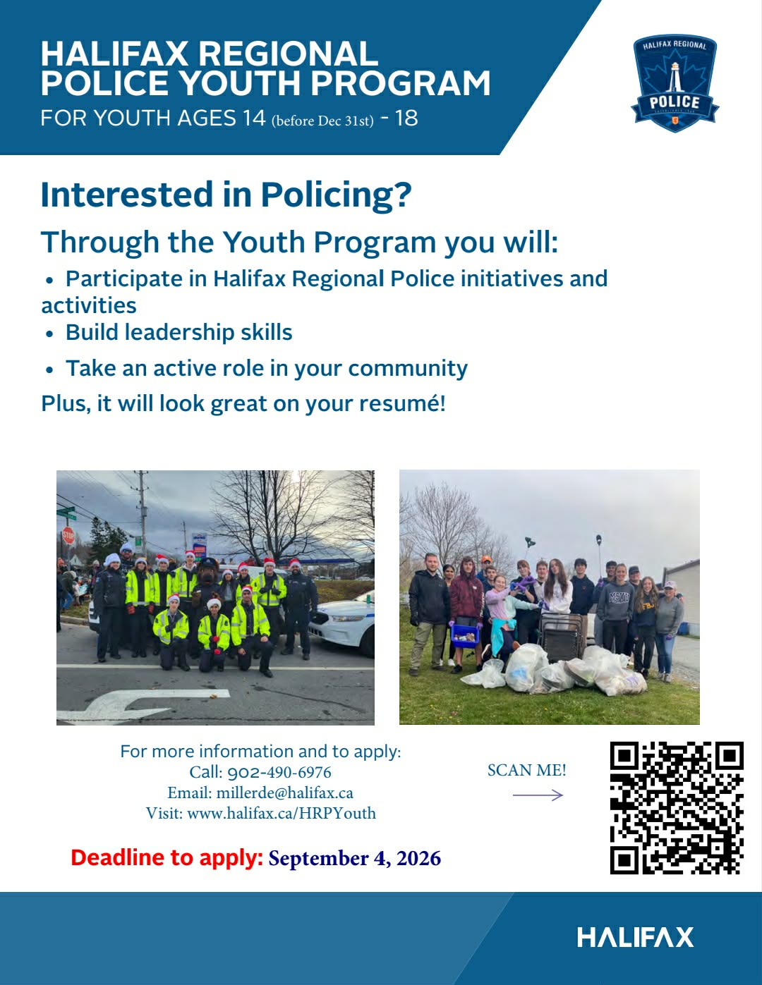 Do you know a youth who is interested in policing?
