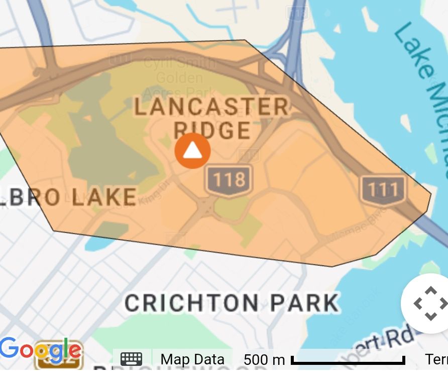 Power outage in Dartmouth