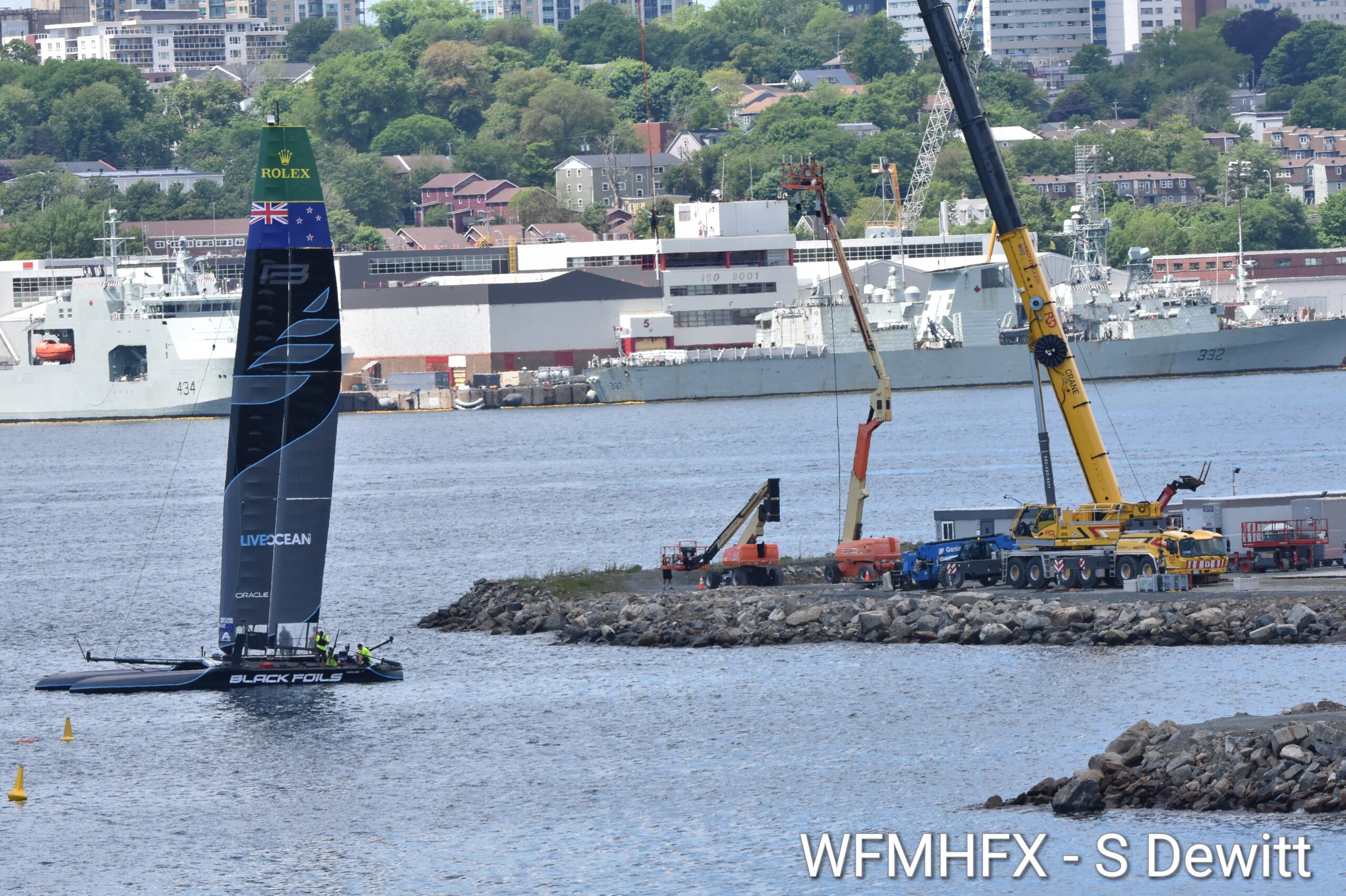 In photos - Ready to race as the slick and technical boats arrive at Kings Wharf, ready to explode through the harbour as SailGP draws closer!