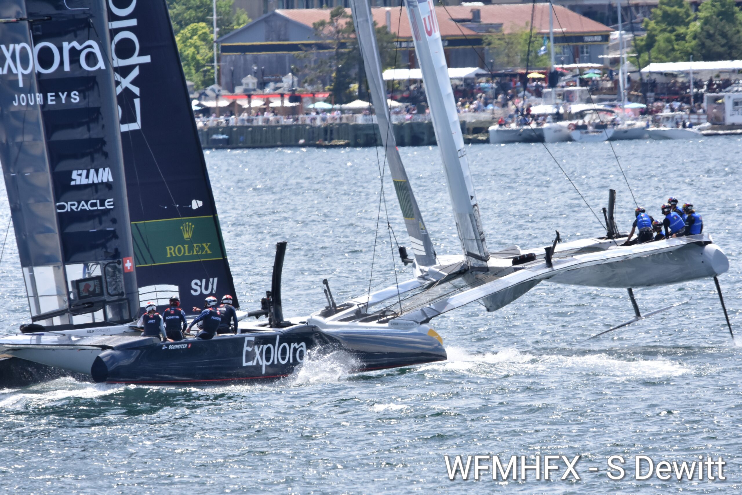 (Update) In photos - That's a wrap as the final day of SailGP ends the Halifax portion of their high tech boat races, thrilling the city under brighter skies!