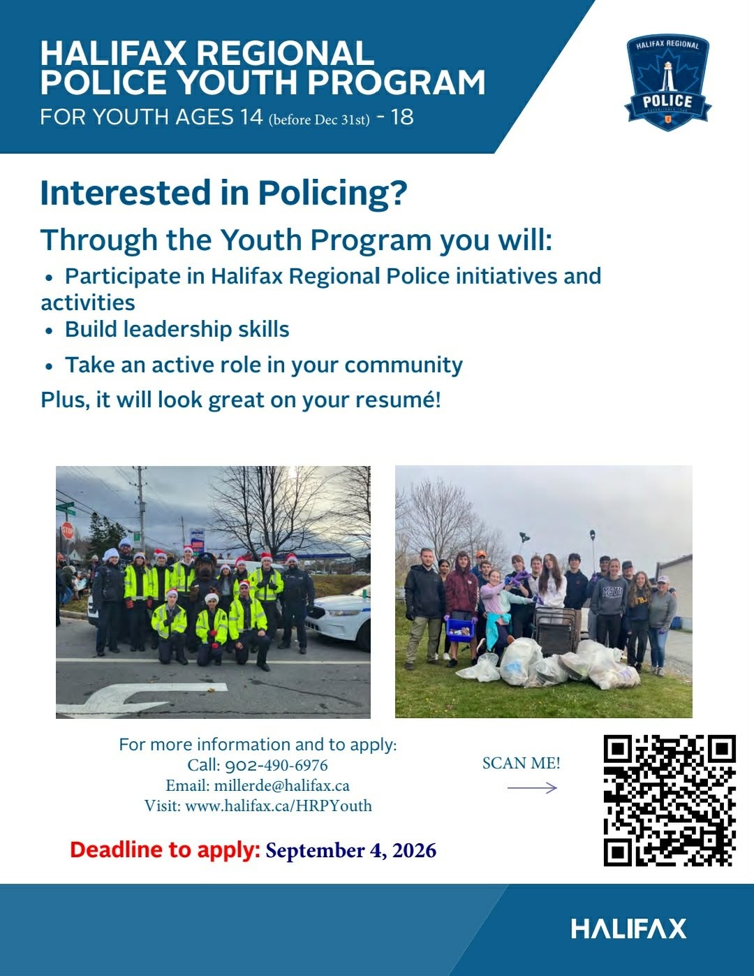 Do you know a youth who is interested in policing?