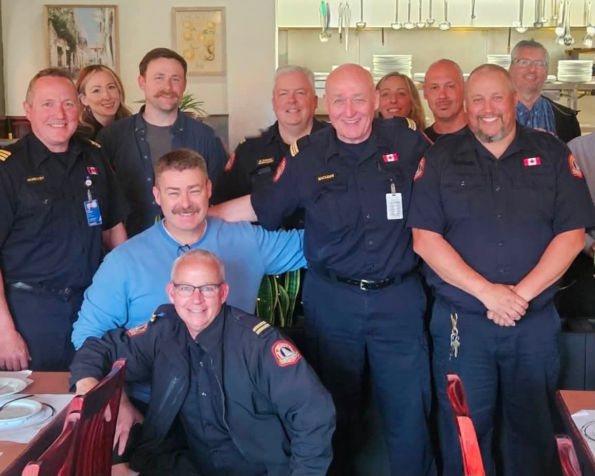 After over 35 years of dedicated service, #hfxfirefighters Division Captain of Training John MacLean is retiring