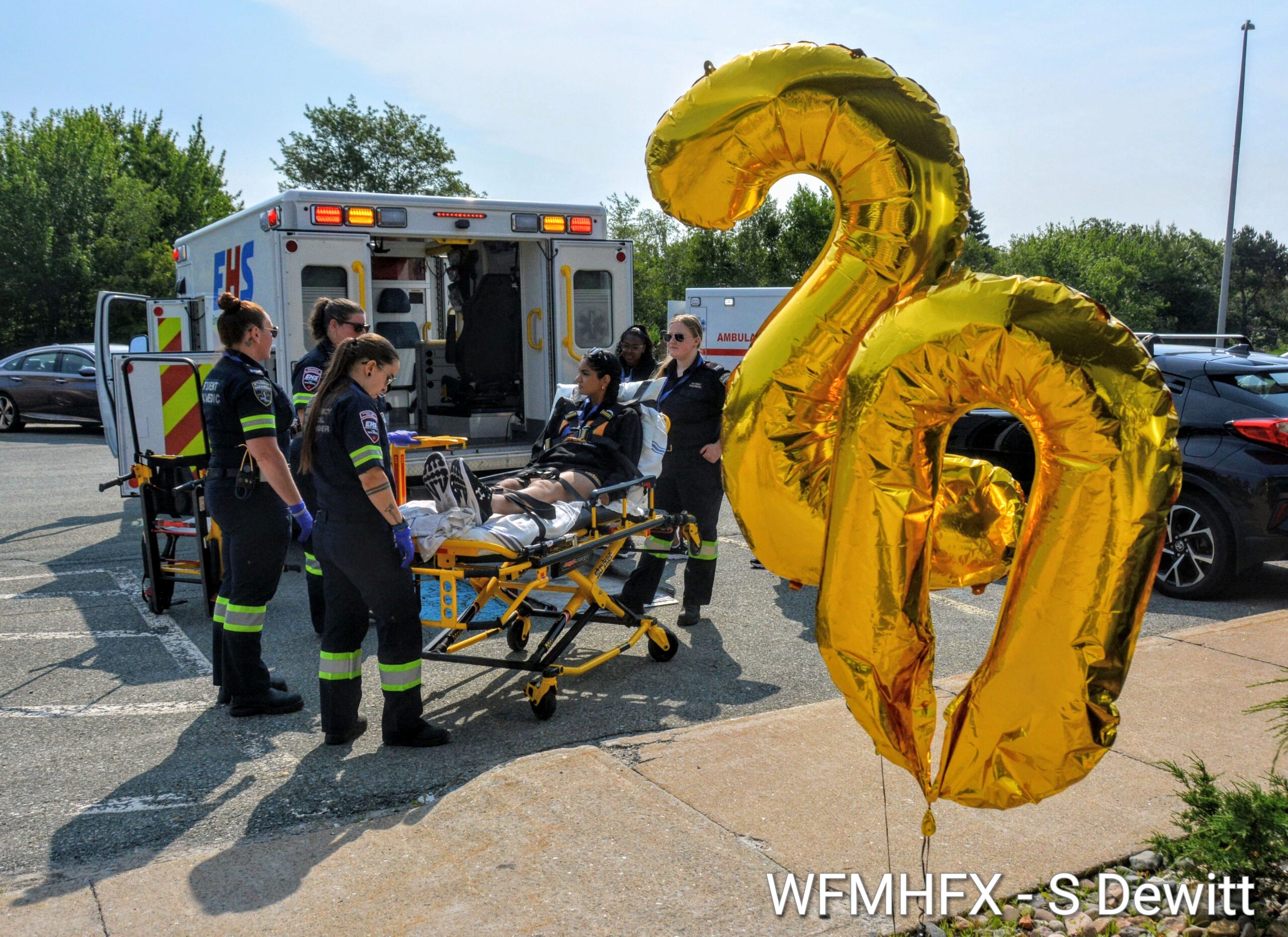 In photos - Wrapping up with Camp Courage on Paramedic Day 2!