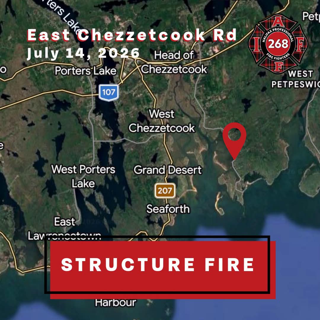 At 7:27 a.m., #hfxfirefighters responded to reports of smoke in the area of East Chezzetcook Road and Conrod Beach Road in Lower East Chezzetcook