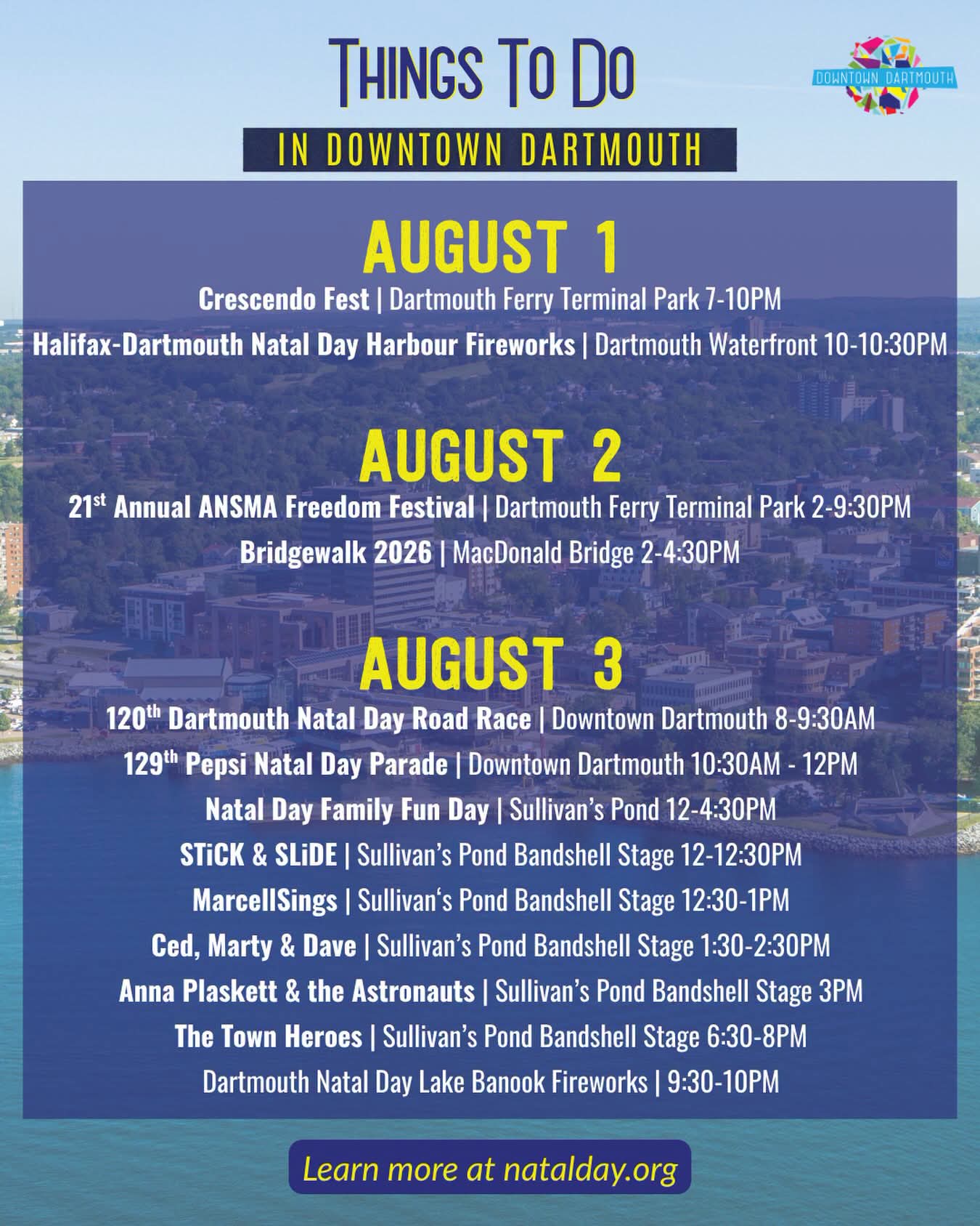 NATAL DAY IN DOWNTOWN DARTMOUTH