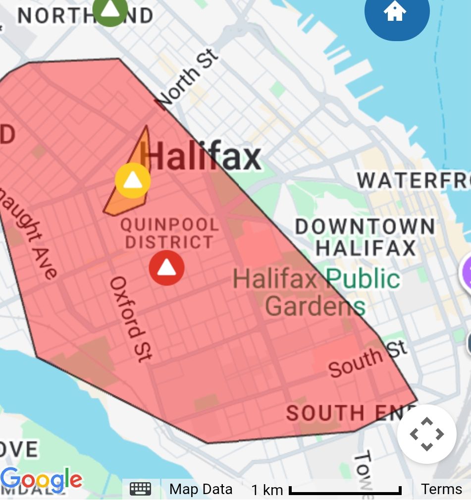 Power outage in Halifax