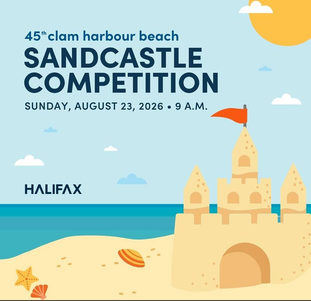Mark your calendars: the Clam Harbour Beach Sandcastle Competition returns Sunday, August 23!
