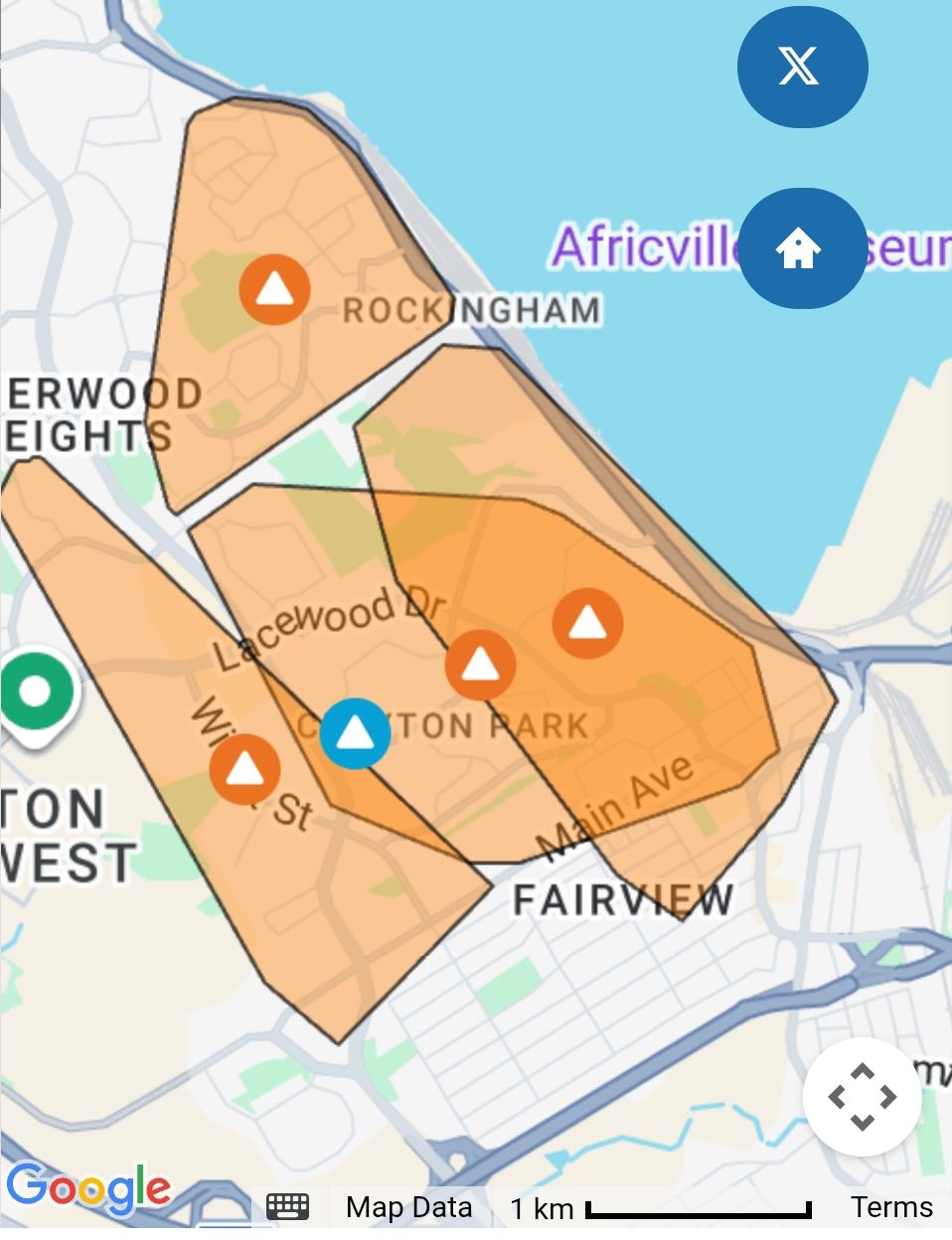 Power outage in Halifax