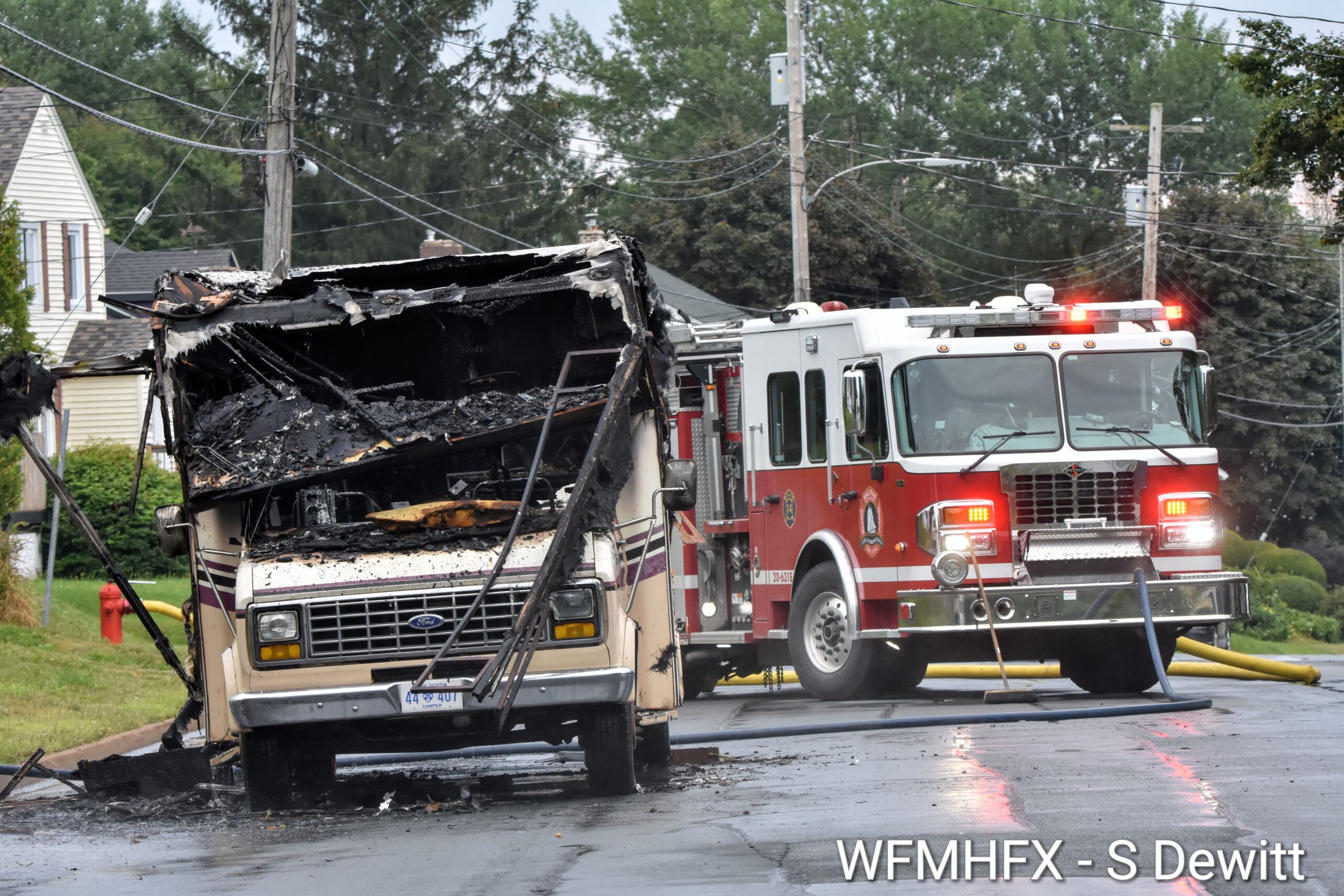 Vehicle fire in Dartmouth