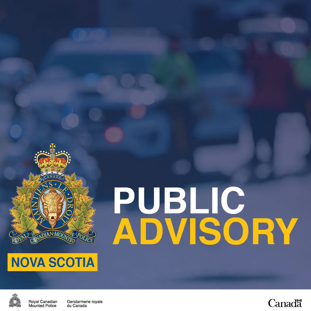 RCMP officers are looking for a grey Mazda 3 with front-end damage and a broken back window