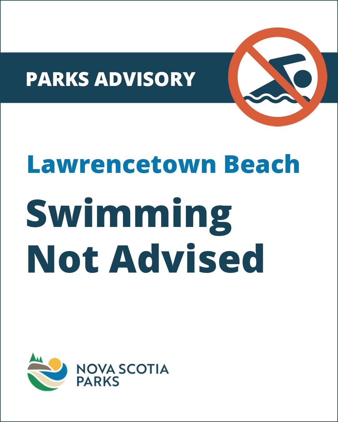 Swimming Not Advised at Lawrencetown Beach