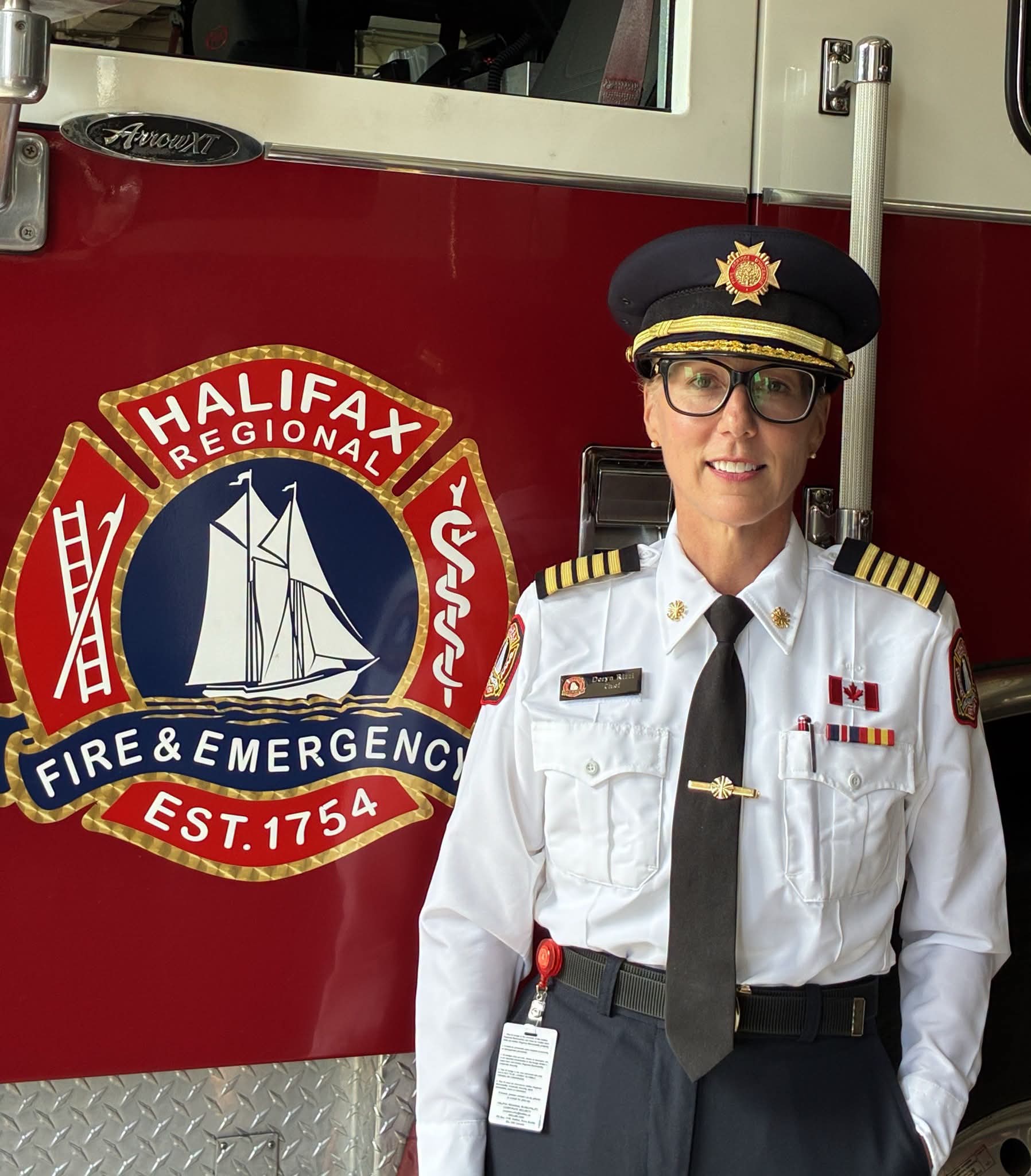 Today we officially welcome Chief Deryn Rizzi as our new Fire Chief