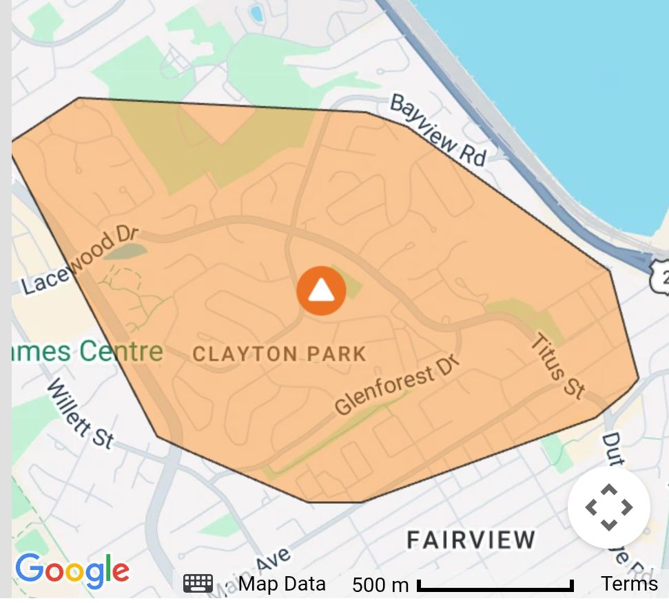 Power outage in Halifax