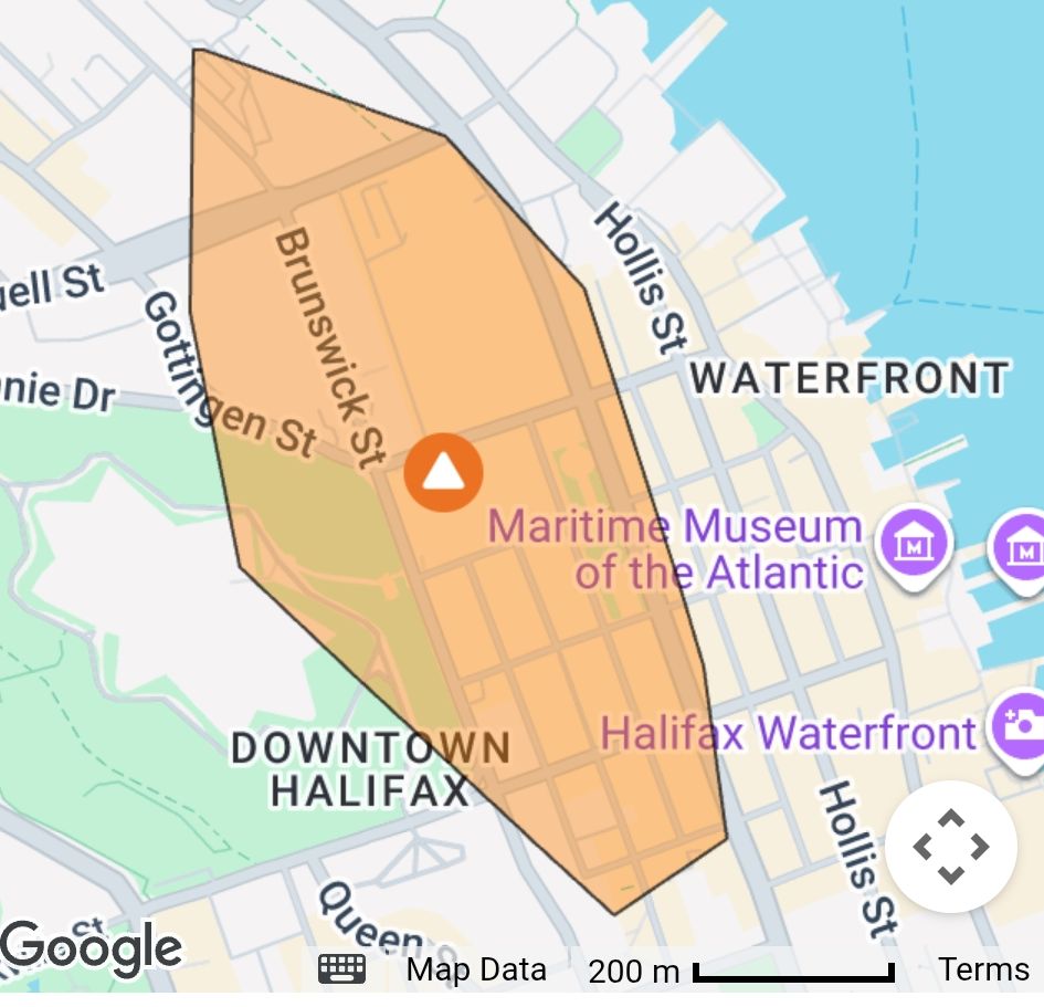 Power outage in Halifax