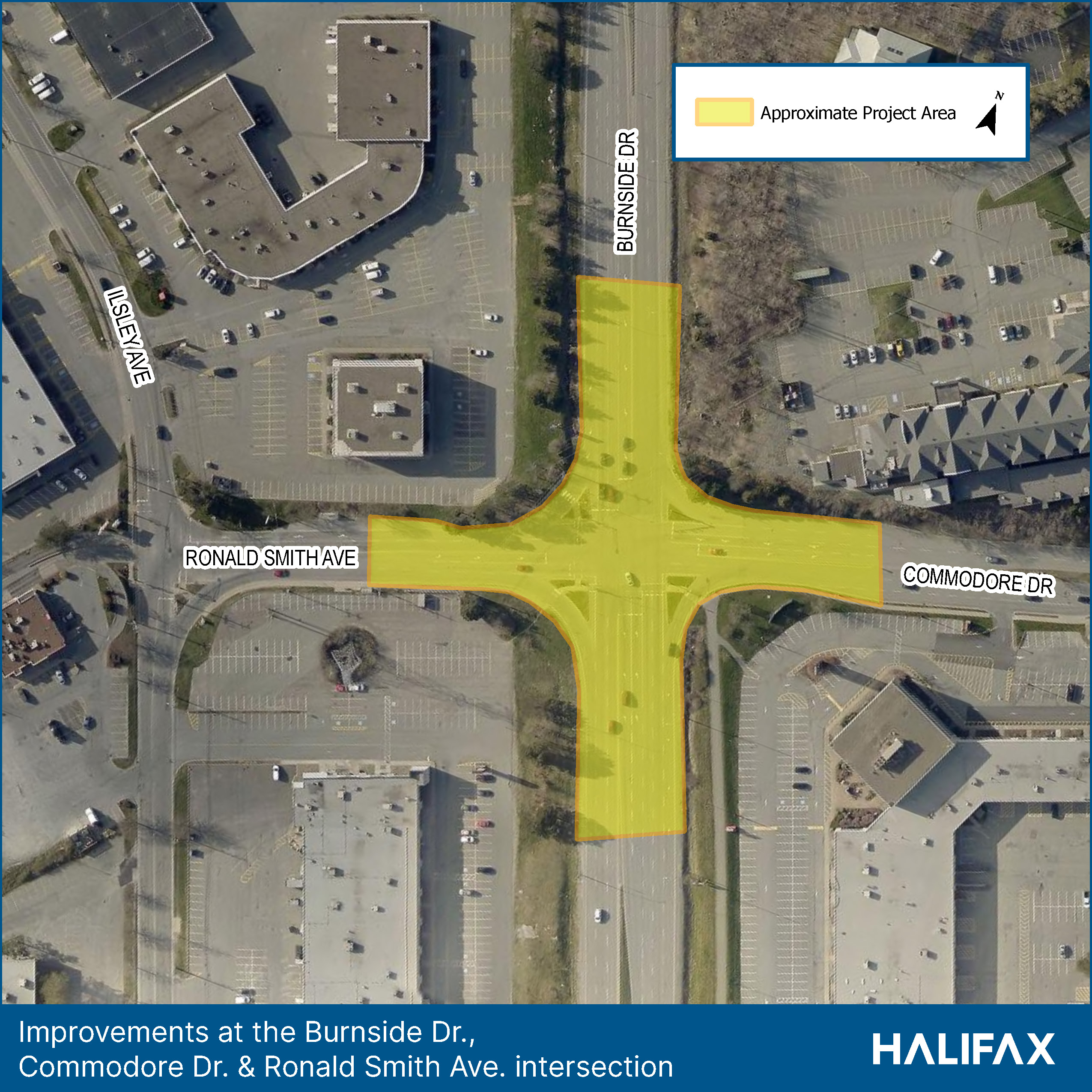 Upcoming traffic disruptions in support of improvements at the intersection of Burnside and Commodore drives