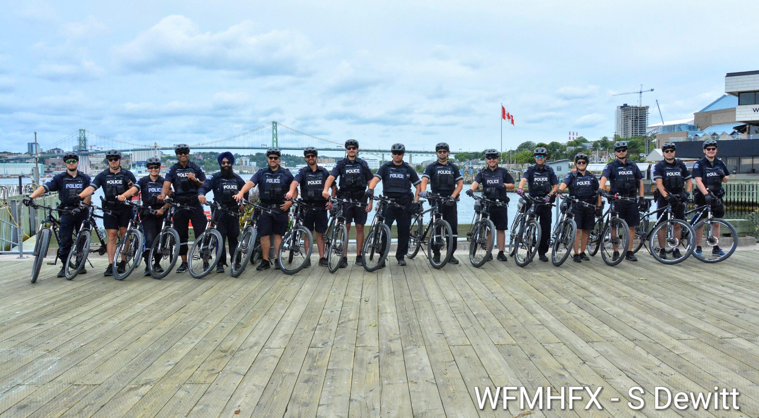 Training – Seventeen HRP officers are training to qualify as part of HRPs bicycle patrol program