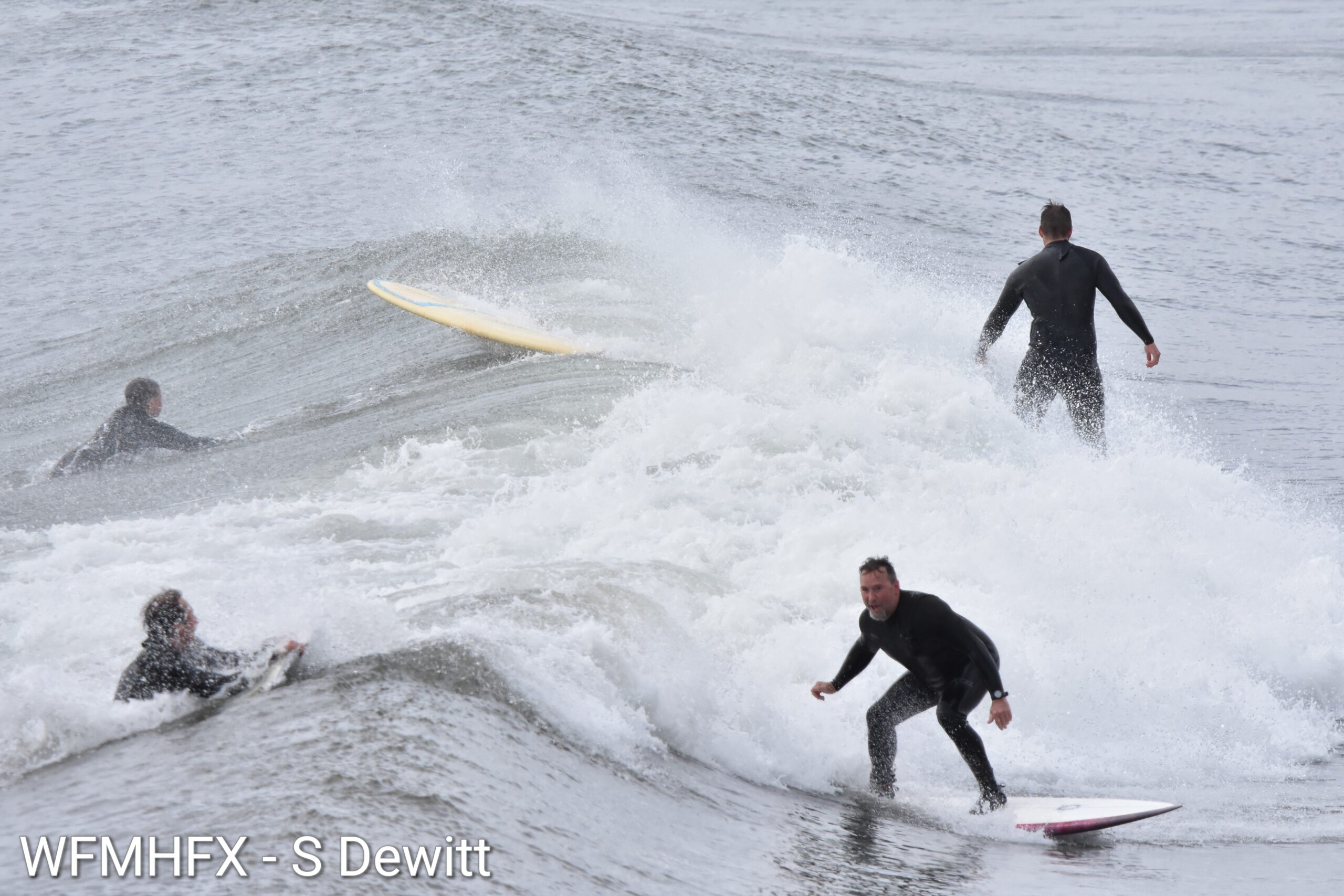 Surf's up in Cow Bay