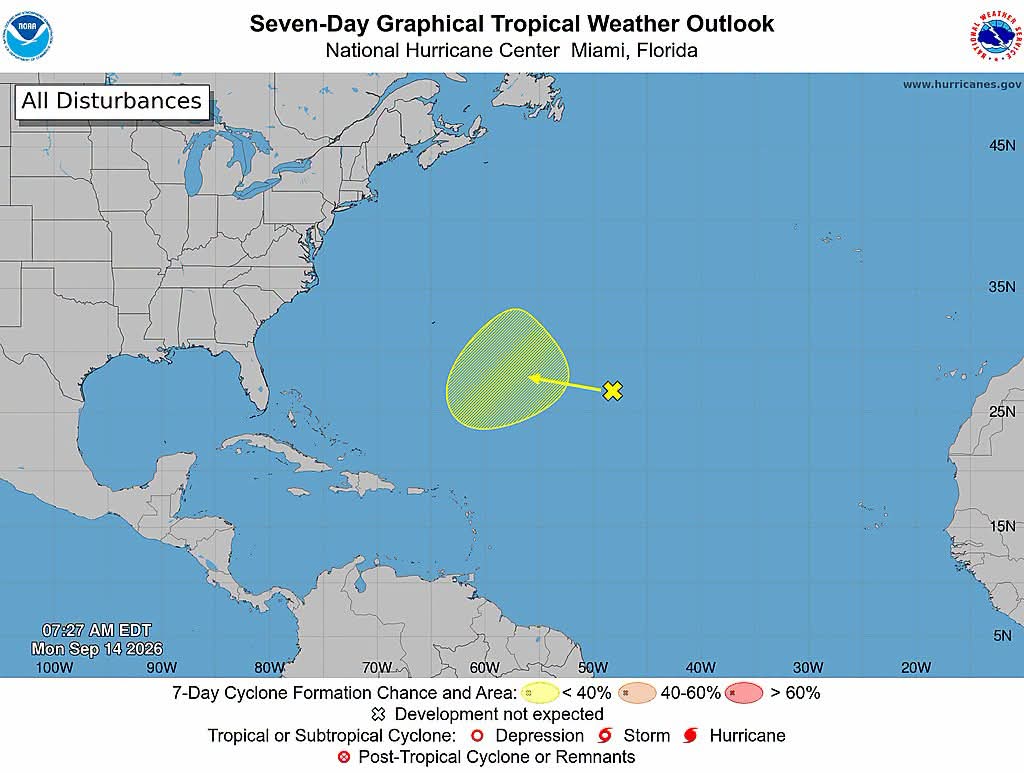 Atlantic Tropical Weather Outlook