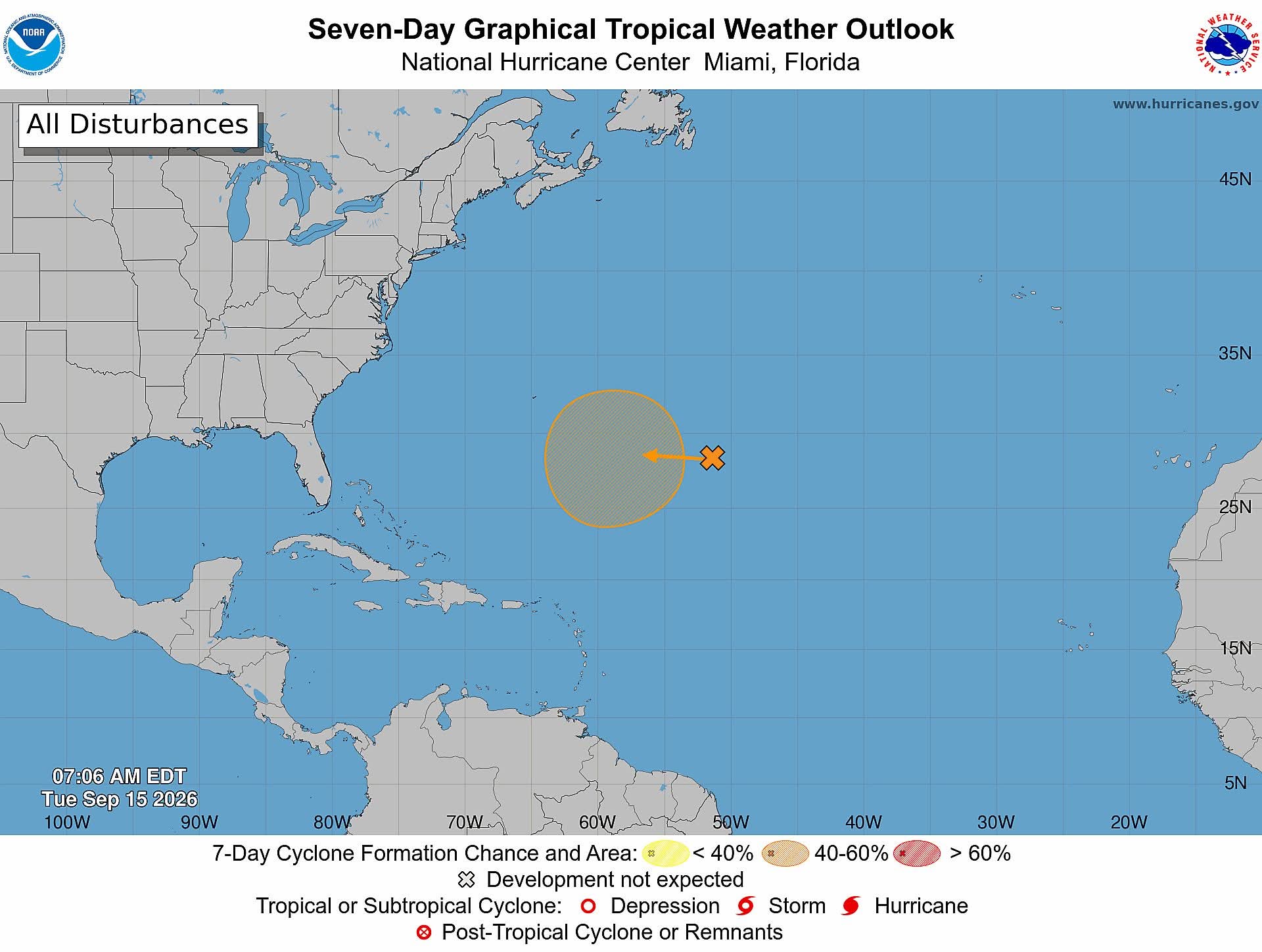 Atlantic Tropical Weather Outlook