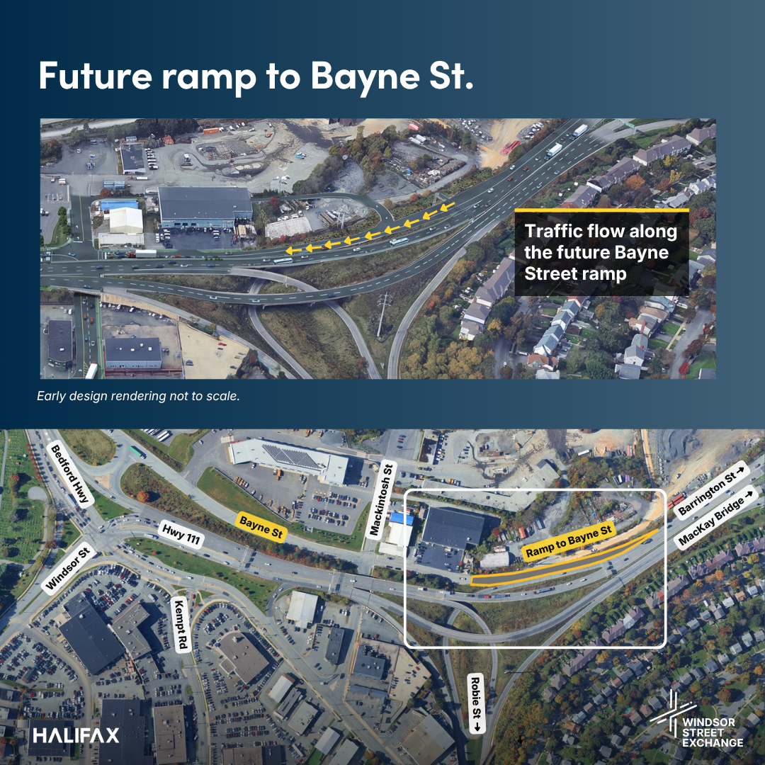 Ramp Closure – Massachusetts Avenue ramp to Robie Street from the MacKay Bridge and Barrington Street