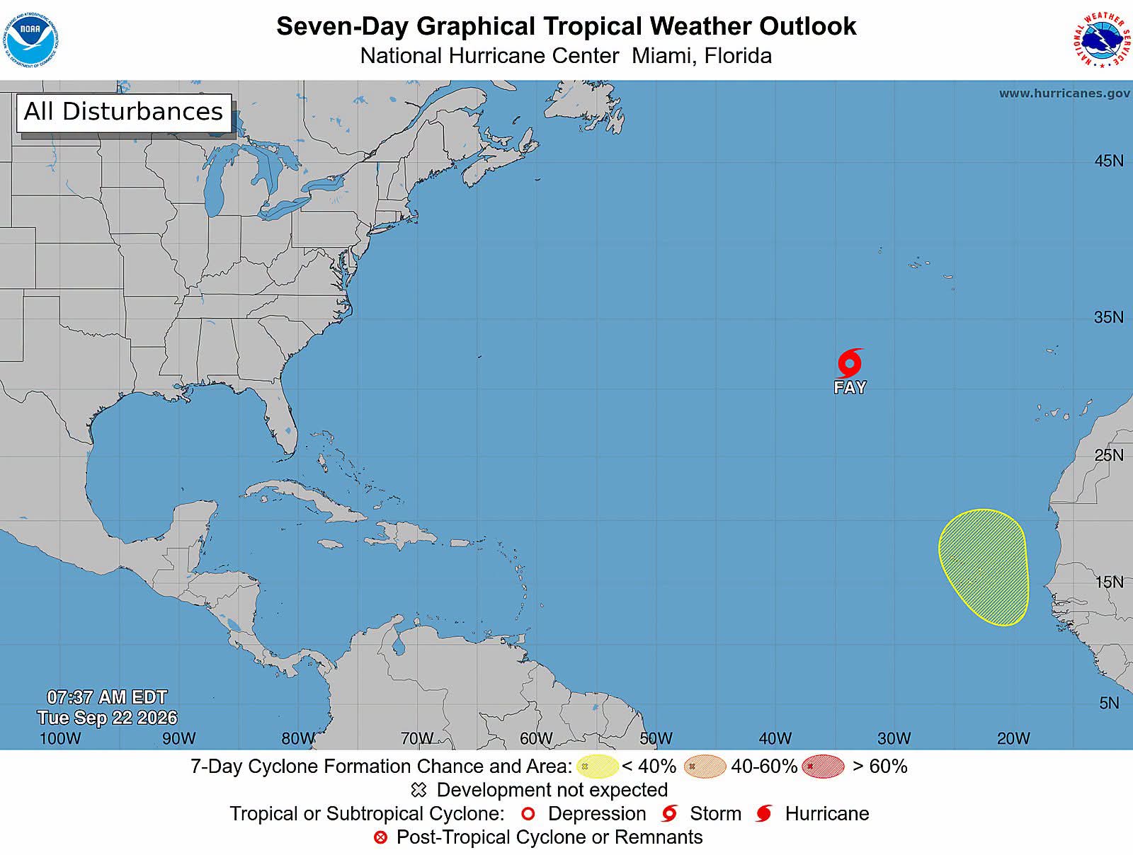 Atlantic Tropical Weather Outlook