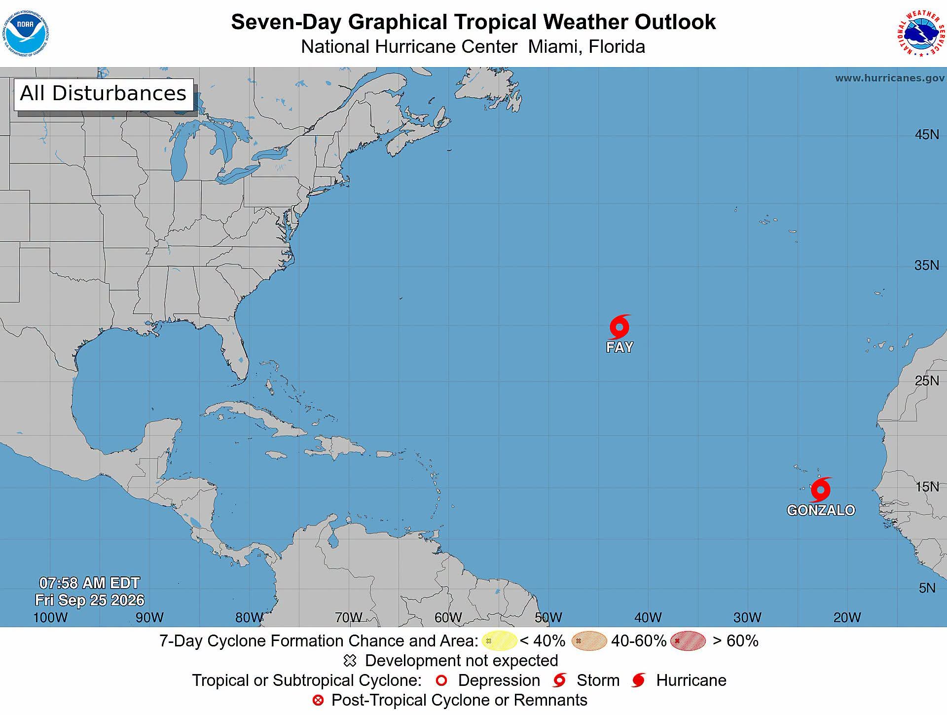 Atlantic Tropical Weather Outlook