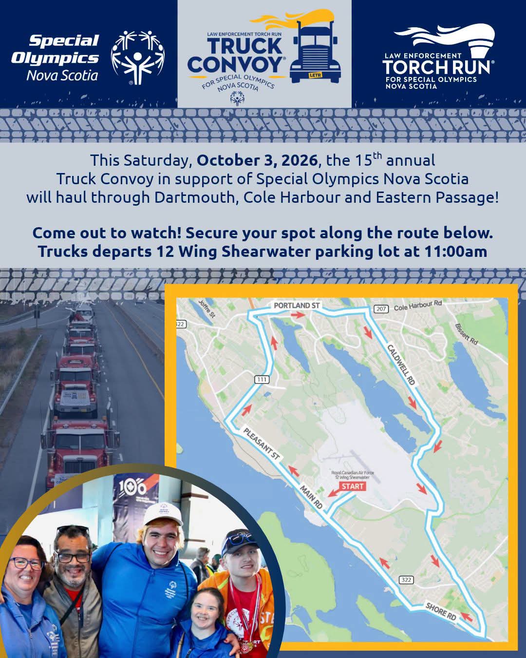 Truck Convoy for Special Olympics Rolls Out This Saturday