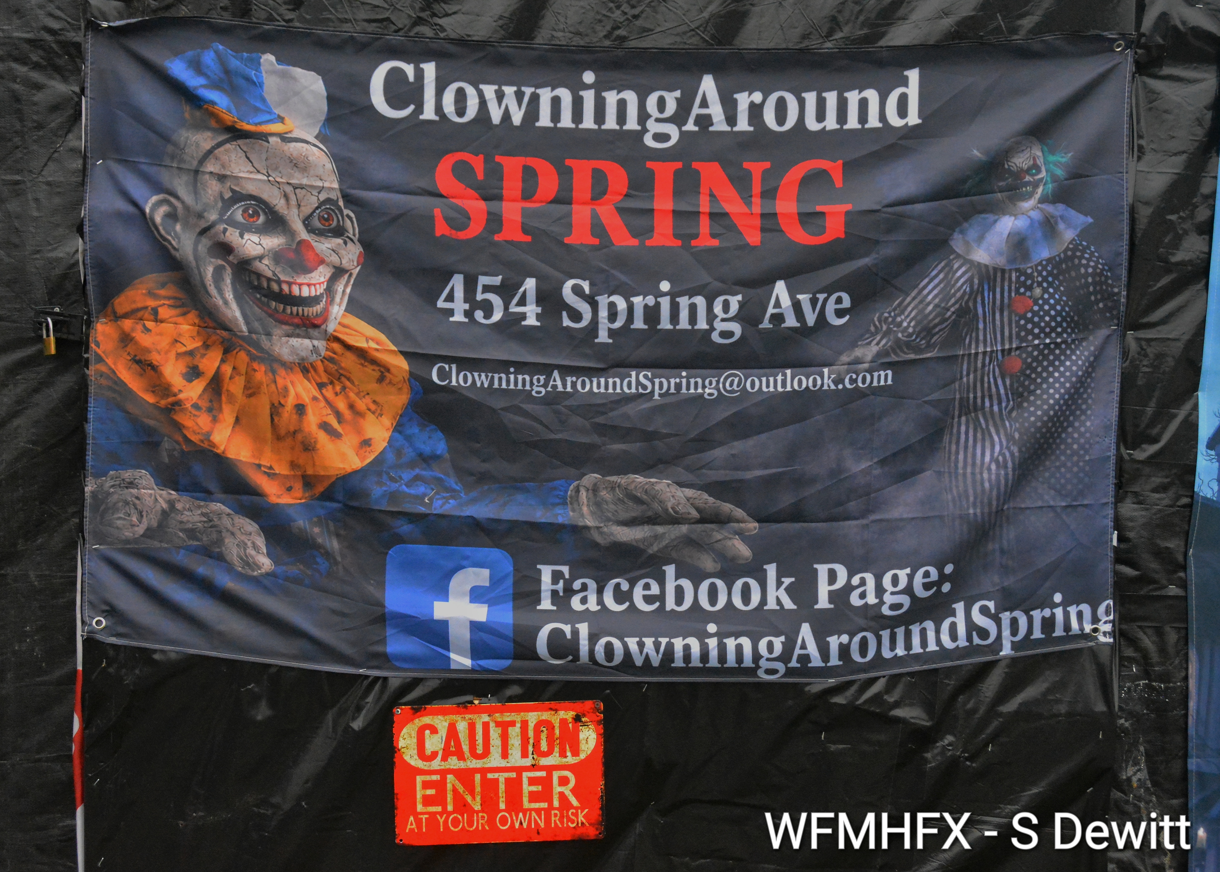 In photos - There's no Clowning around when it comes to the big top! The wicked clown house of Spring Ave is back! (Opening today) 