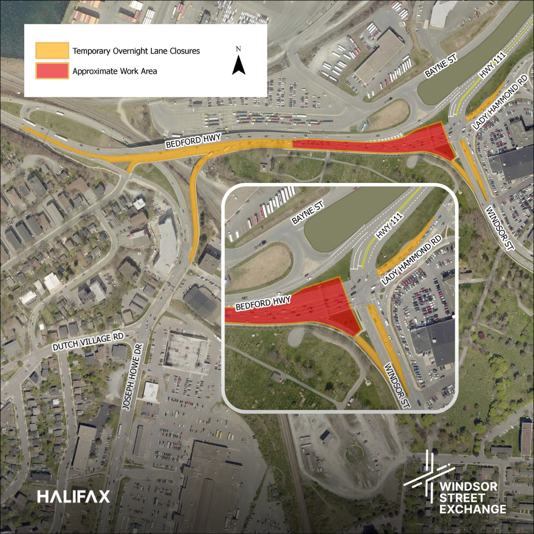 Road Closure – Bedford Highway