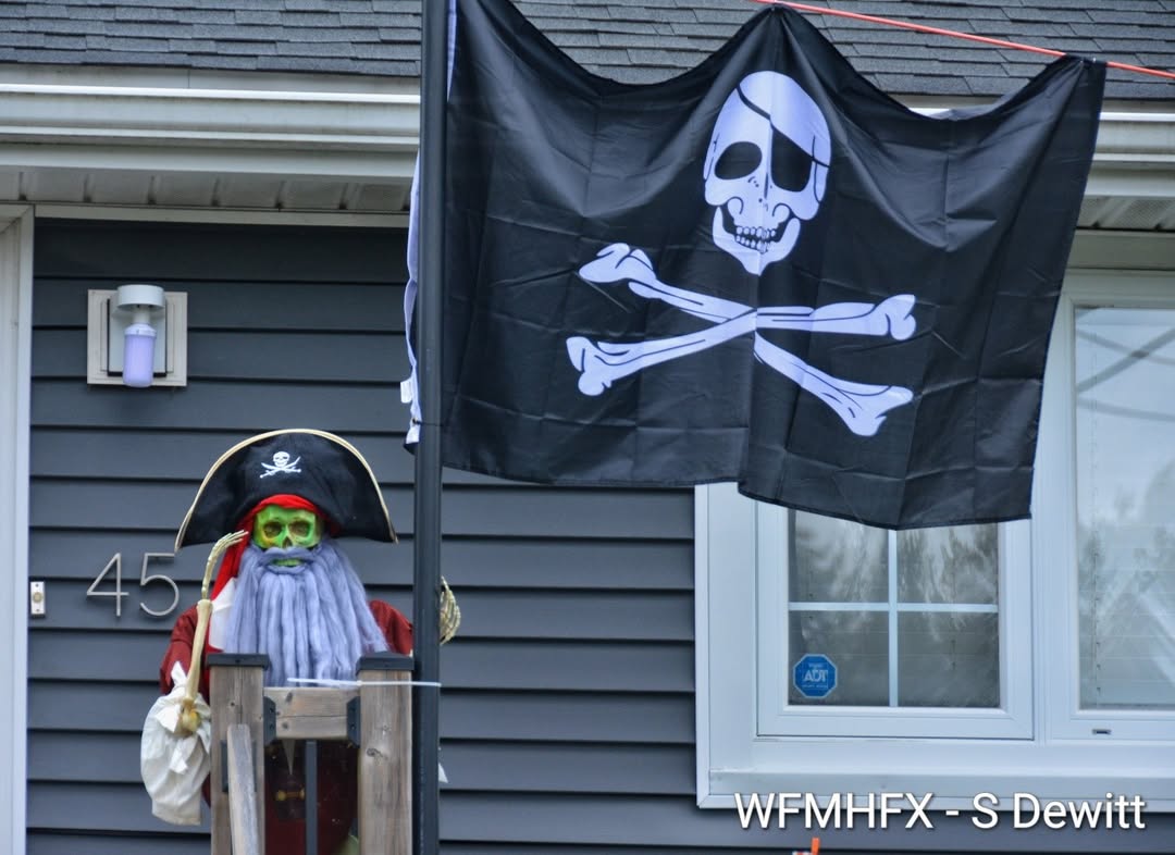 In photos - Your timbers will shiver if you dare to sail by this yard on Glenwood Ave in Dartmouth!